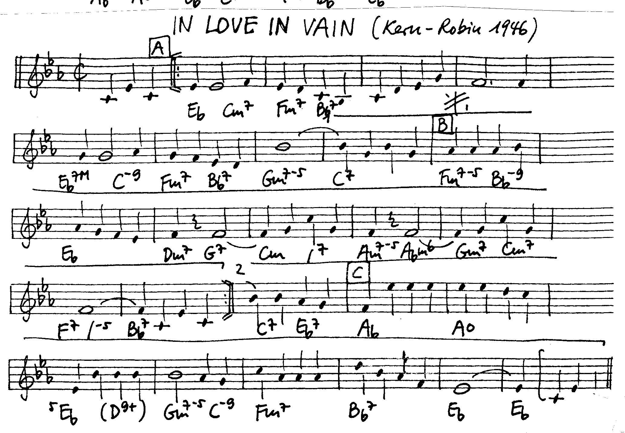 in love in vain leadsheet – book us for your next 20s or gatsby event